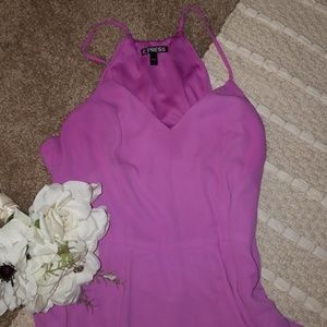 orchid fit & flare dress